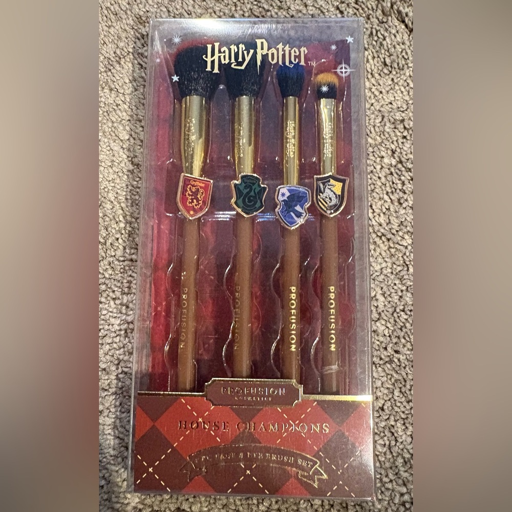 Harry Potter Profusion Brush Set - Brown and Gold